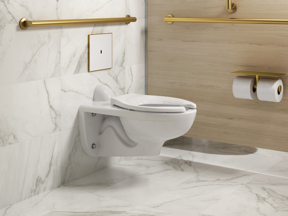 KOHLER K-91TB10N50-0WH Mach Flex Glass faceplate for concealed touchless toilet flushometer, 1.28 gpf