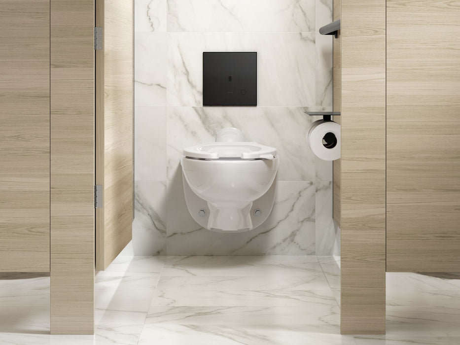 KOHLER K-91TB10N50-7BK Mach Flex Glass faceplate for concealed touchless toilet flushometer, 1.28 gpf