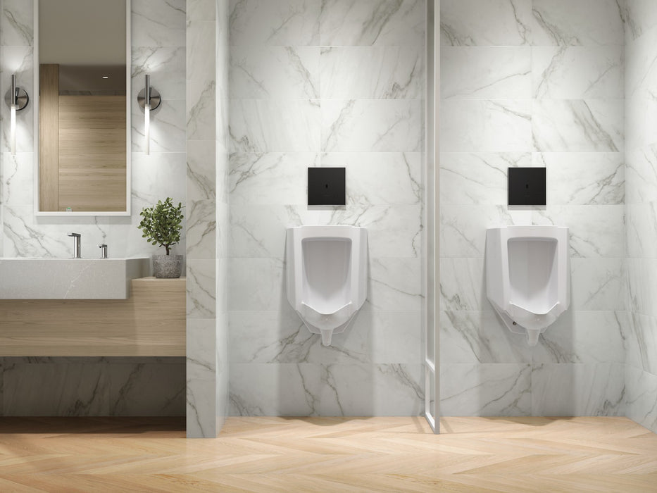 KOHLER K-91UB10D40-7BK Mach Flex Glass faceplate for concealed touchless urinal flushometer, 0.125 gpf