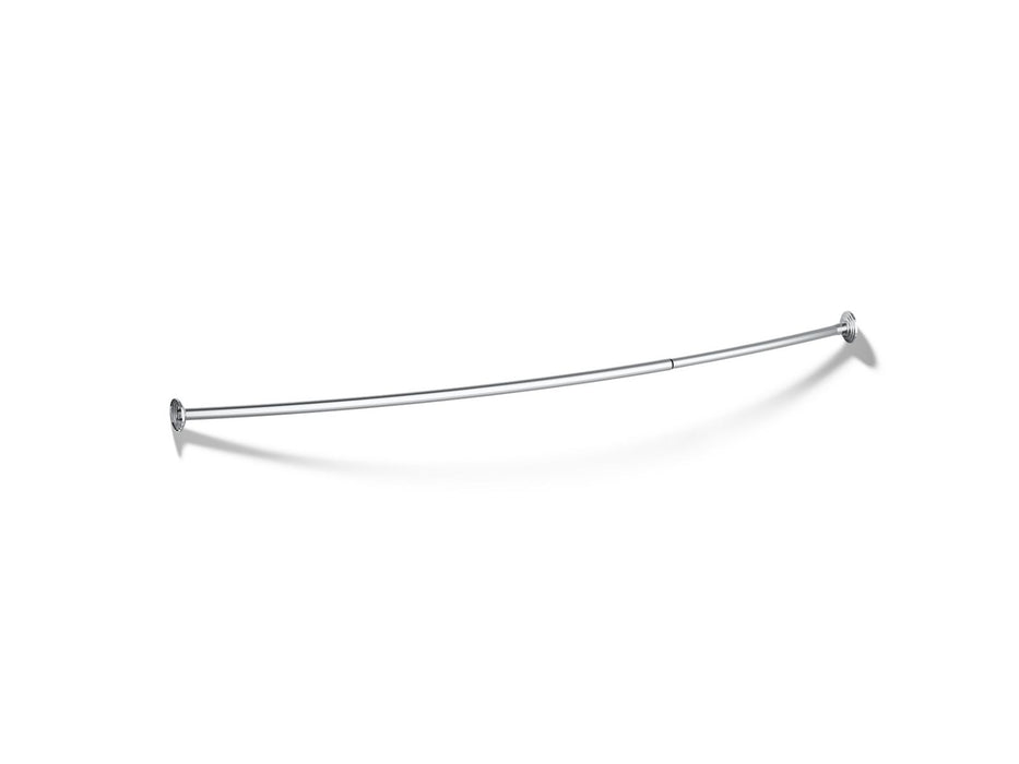 KOHLER K-9349 Expanse Curved shower rod, polished stainless