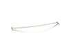 KOHLER K-9349 Expanse Curved shower rod, vibrant brushed nickel