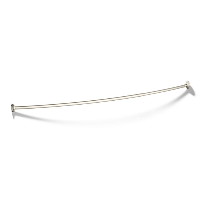 KOHLER K-9349 Expanse Curved shower rod, vibrant brushed nickel - view 2