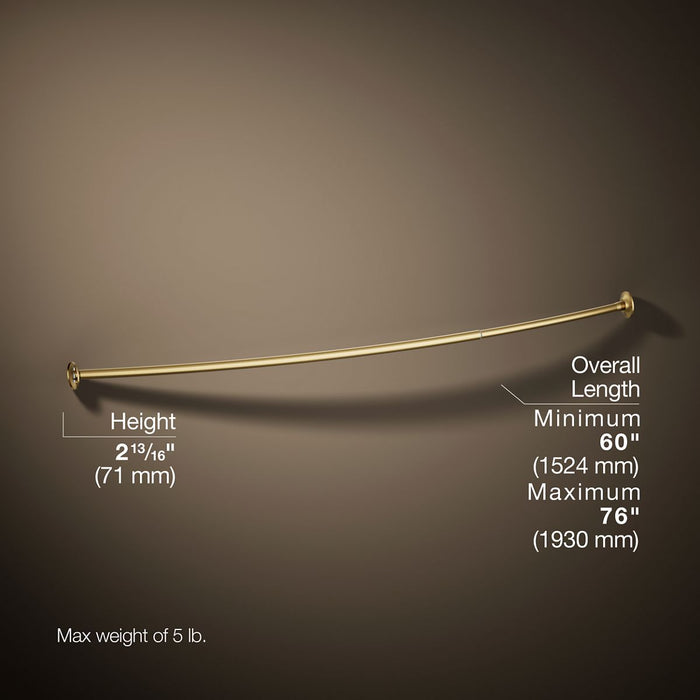 KOHLER K-9350 Expanse Curved shower rod
