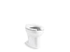 KOHLER K-96054-0 K-96054 Wellcomme Floor-mount Rear Spud Flushometer Bowl, white