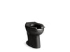 KOHLER K-96058 Highcliff Floor-mount rear spud flushometer bowl, black black