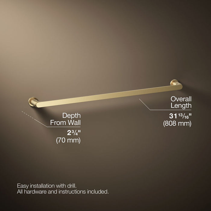KOHLER K-97027 Avid 30" towel bar