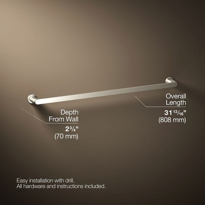 KOHLER K-97027 Avid 30" towel bar