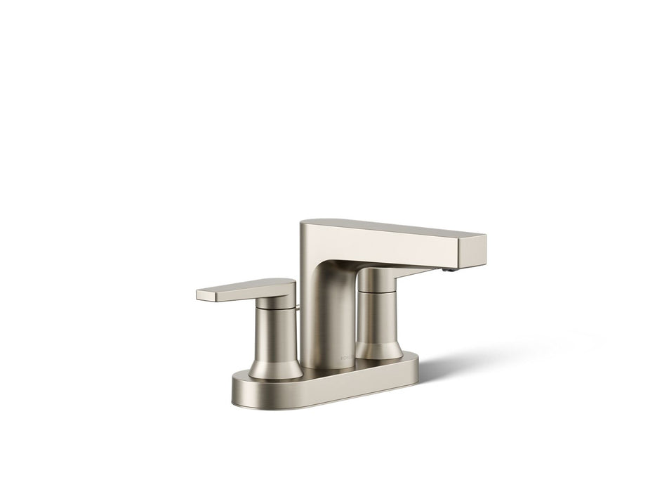 KOHLER K-97031-4 Taut Centerset bathroom sink faucet, 1.2 gpm