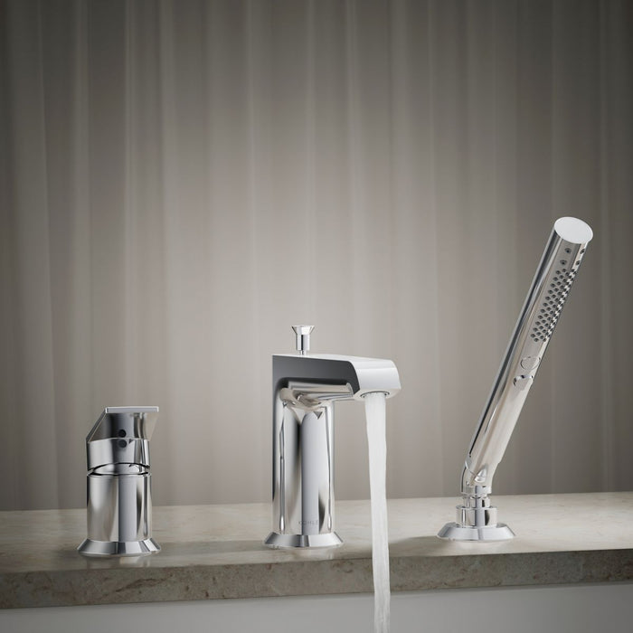 KOHLER K-97070-4 Hint Deck-mount bath faucet with handshower