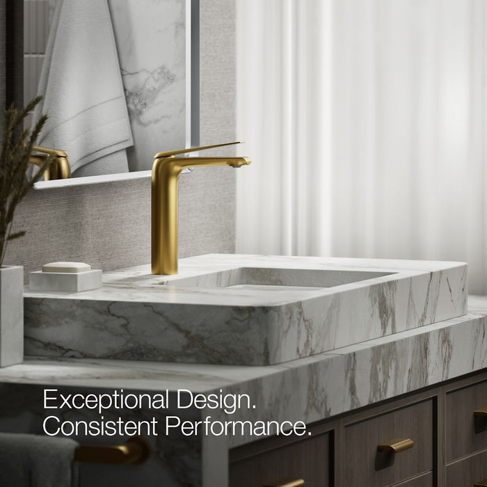 KOHLER K-97347-4K Avid Tall single-handle bathroom sink faucet, 1.0 gpm
