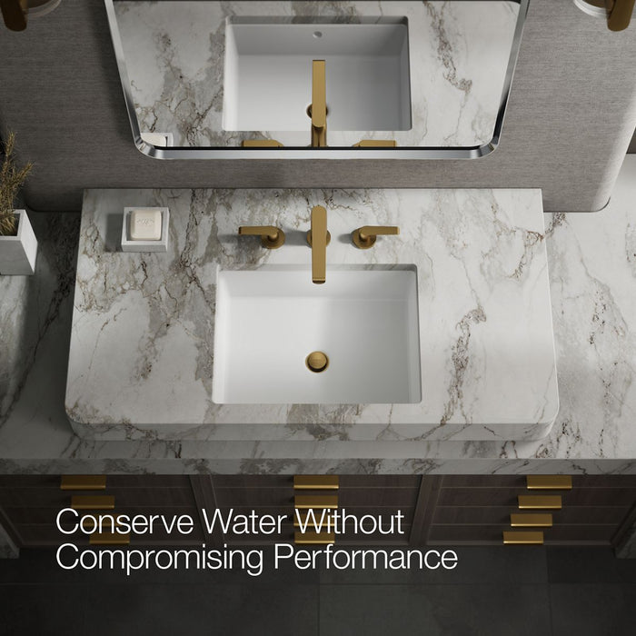 KOHLER K-97352-4N Avid Widespread bathroom sink faucet, 0.5 gpm