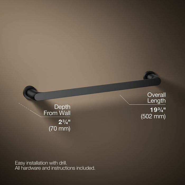 KOHLER K-97494 Avid 18" towel bar