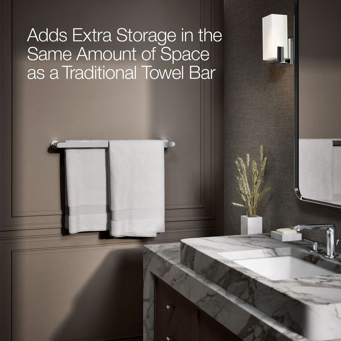 KOHLER K-97496 Avid 24" double towel bar