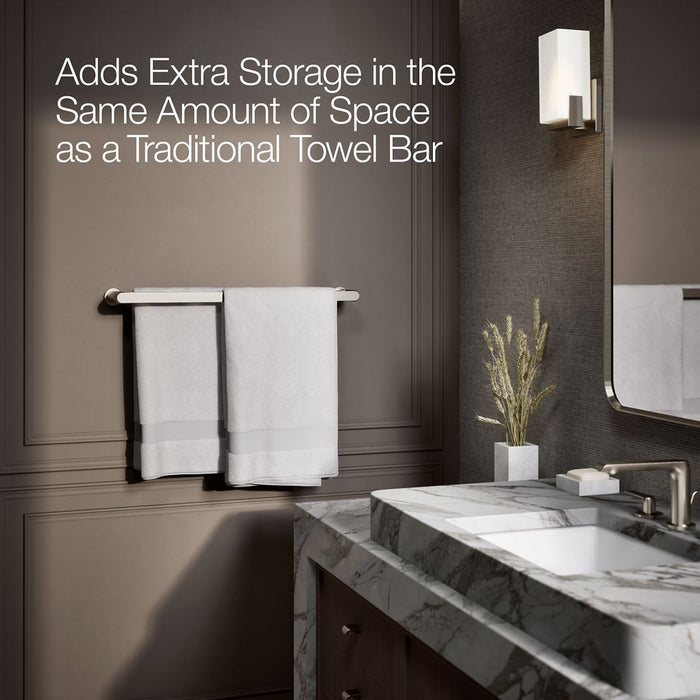 KOHLER K-97496 Avid 24" double towel bar