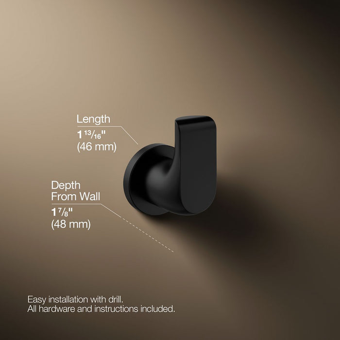 KOHLER K-97499 Avid Robe hook