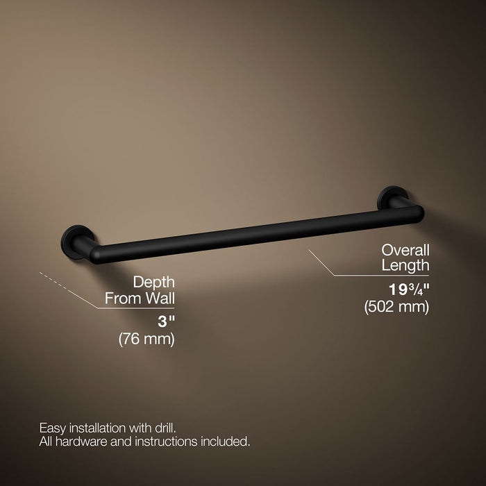 KOHLER K-97878 Kumin 18" towel bar
