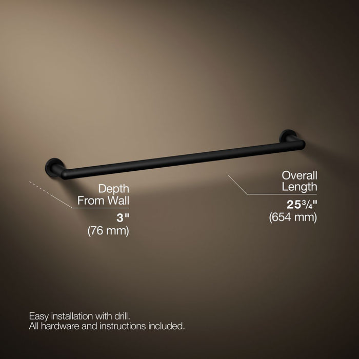 KOHLER K-97882 Kumin 24" towel bar