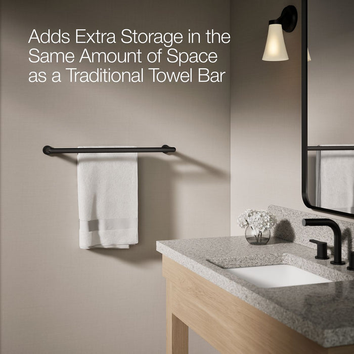 KOHLER K-97890 Kumin 24" double towel bar