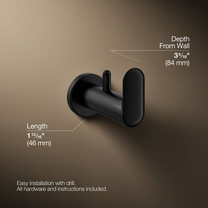 KOHLER K-97897 Kumin Robe hook