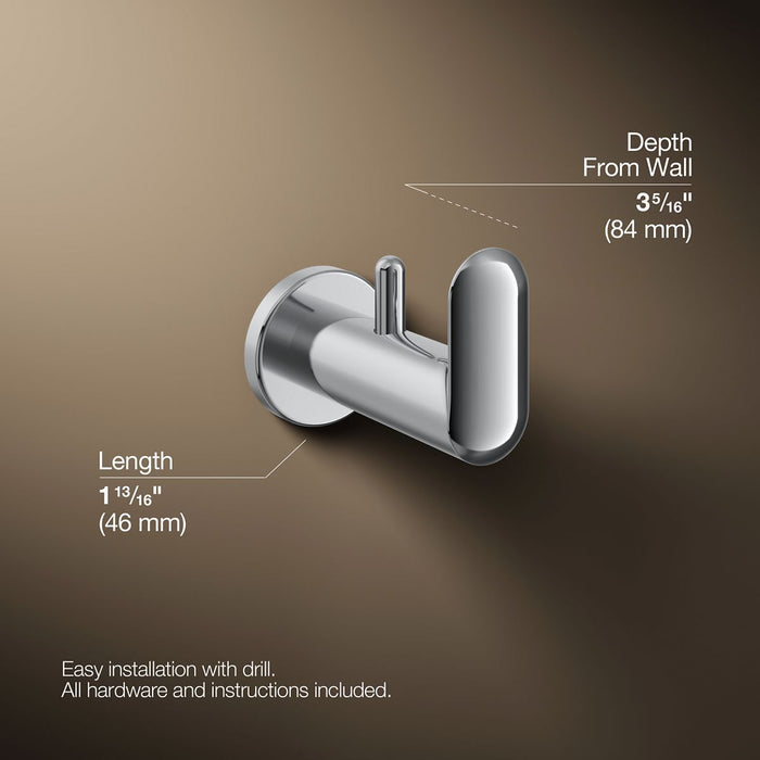 KOHLER K-97897 Kumin Robe hook