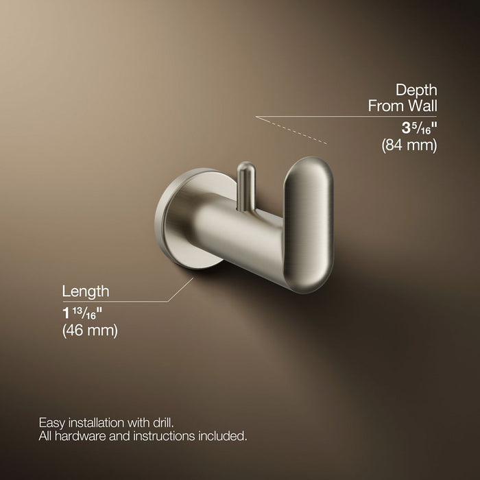 KOHLER K-97897 Kumin Robe hook