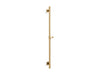 KOHLER K-98344 Awaken 42" deluxe slidebar with integrated water supply, vibrant brushed moderne brass