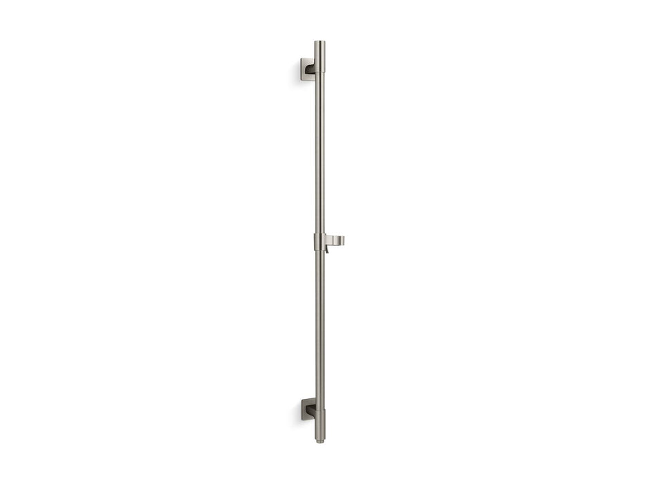 KOHLER K-98344 Awaken 42" deluxe slidebar with integrated water supply, vibrant brushed nickel