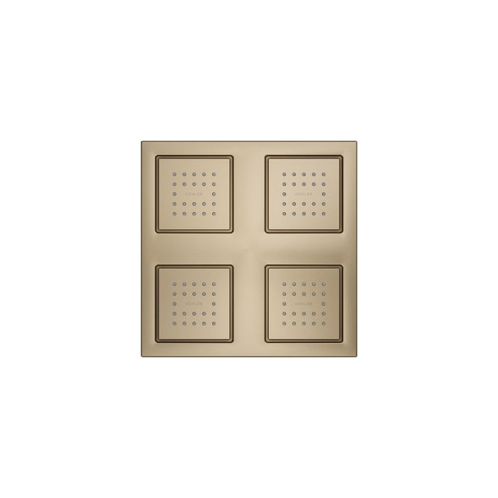 KOHLER K-98740 WaterTile Overhead shower panel with four 22-nozzle sprayheads