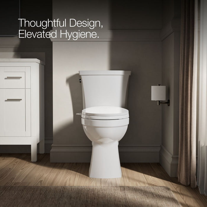 KOHLER K-98804-0 K-98804 Purewash Elongated Manual Bidet Toilet Seat, white - view 4
