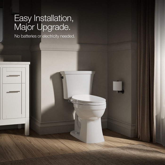 KOHLER K-98804-CP PureWash Elongated manual bidet toilet seat