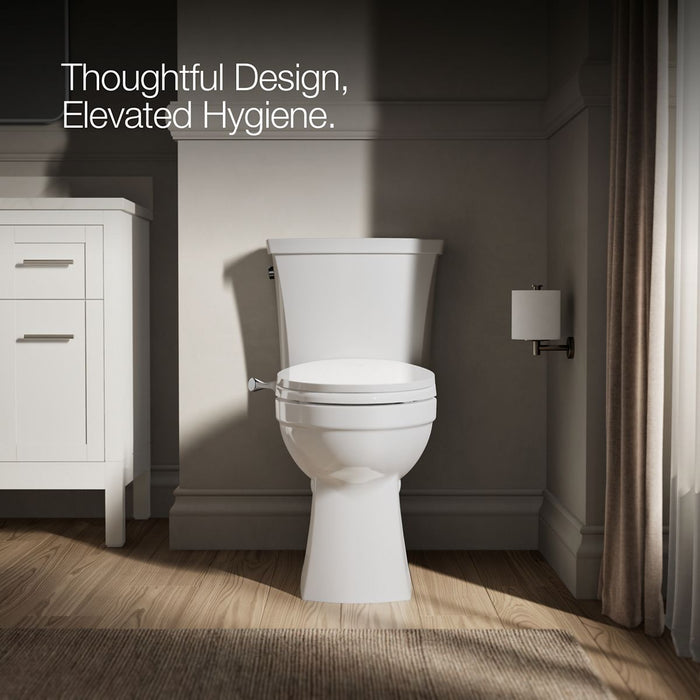 KOHLER K-98804-CP PureWash Elongated manual bidet toilet seat