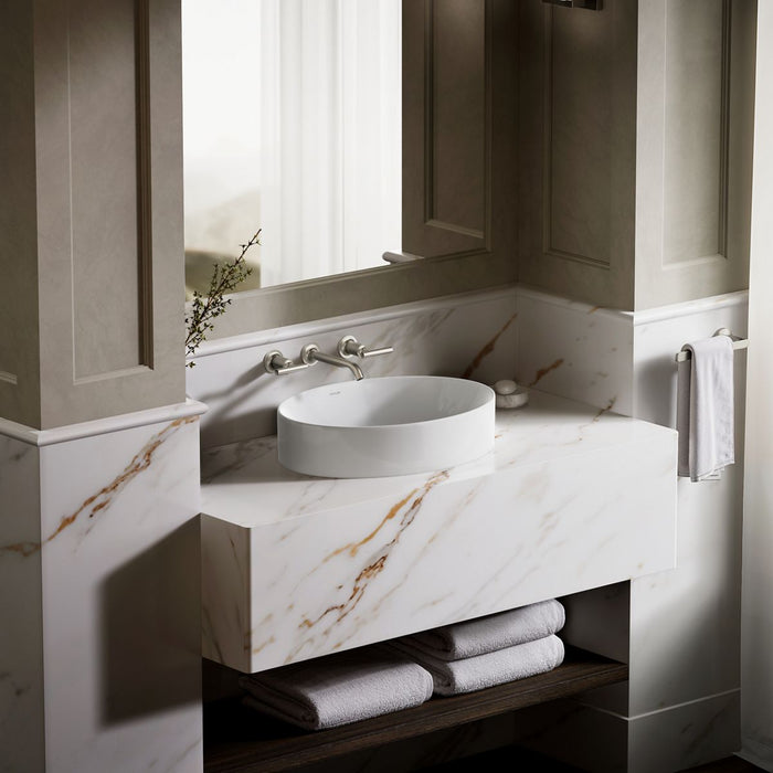 KOHLER K-99183-0 K-99183 Vox 20" Oval Vessel Bathroom Sink