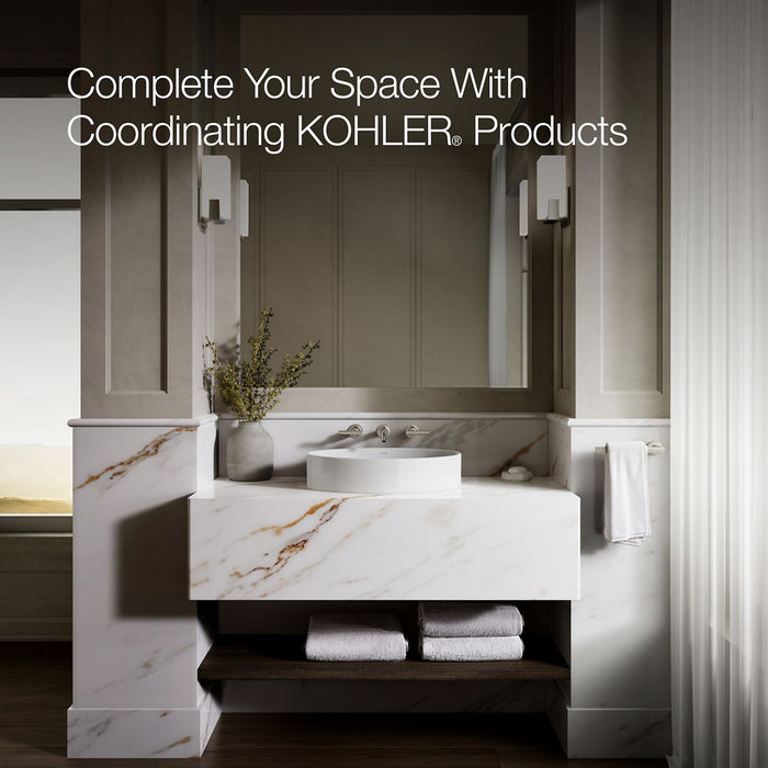 KOHLER K-99183-0 K-99183 Vox 20" Oval Vessel Bathroom Sink