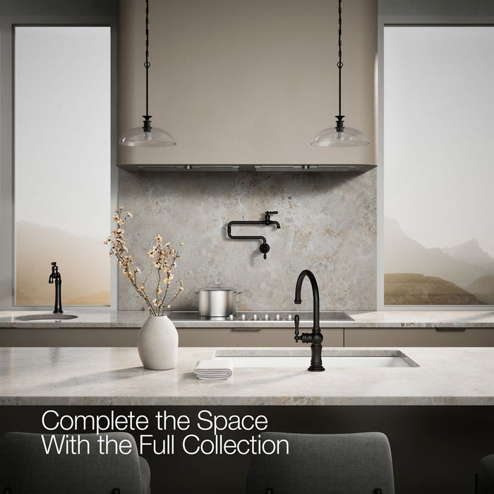 KOHLER K-99263 Artifacts Single-handle kitchen sink faucet
