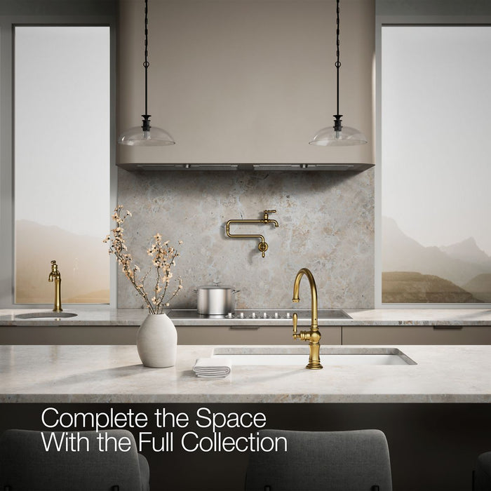 KOHLER Artifacts Single-handle kitchen sink faucet