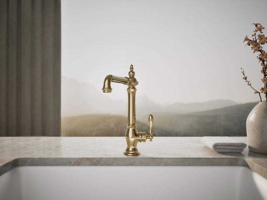 KOHLER K-99266 Artifacts Single-handle kitchen sink faucet