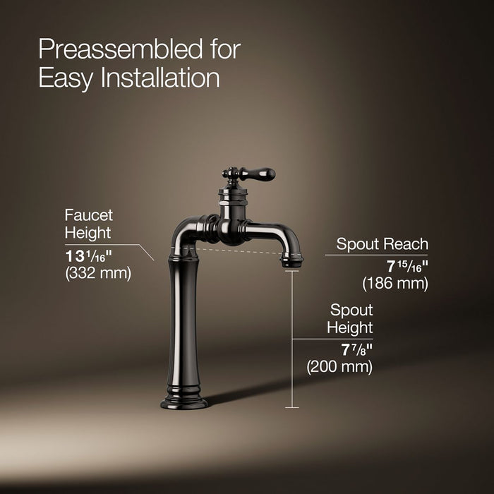 KOHLER K-99268 Artifacts Single-handle bar sink faucet