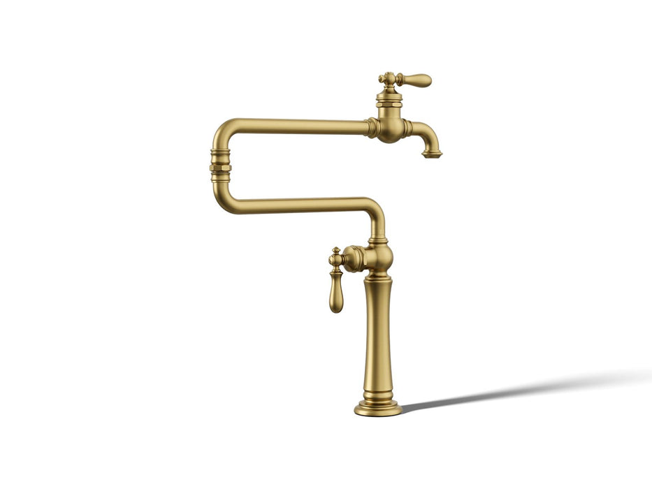 KOHLER K-99271 Artifacts Deck-mount pot filler