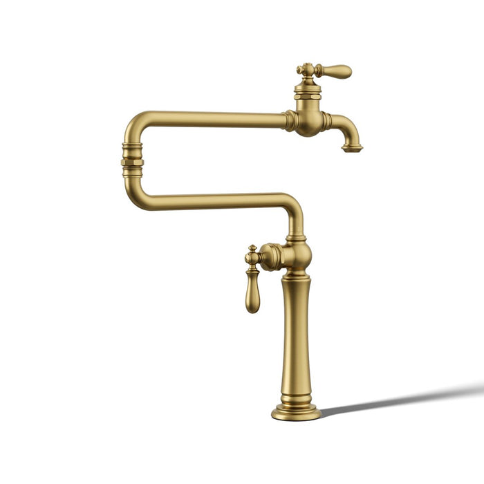 KOHLER K-99271 Artifacts Deck-mount pot filler