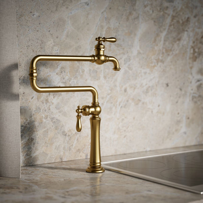 KOHLER K-99271 Artifacts Deck-mount pot filler