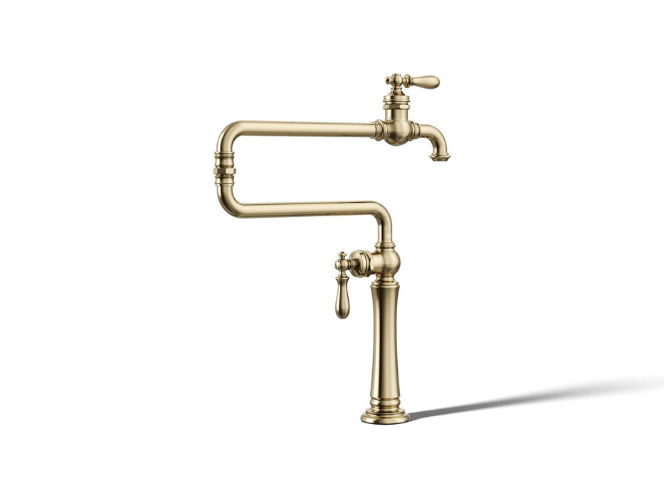 KOHLER K-99271 Artifacts Deck-mount pot filler