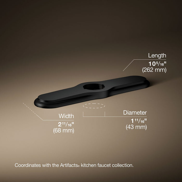 3/4 view of product with dimensions