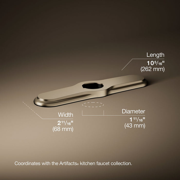 3/4 view of product with dimensions