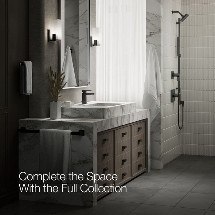 KOHLER K-99760-4K Honesty Single-handle bathroom sink faucet, 1.0 gpm, matte black - view 4
