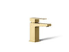 KOHLER K-99760-4K Honesty Single-handle bathroom sink faucet, 1.0 gpm, vibrant brushed moderne brass