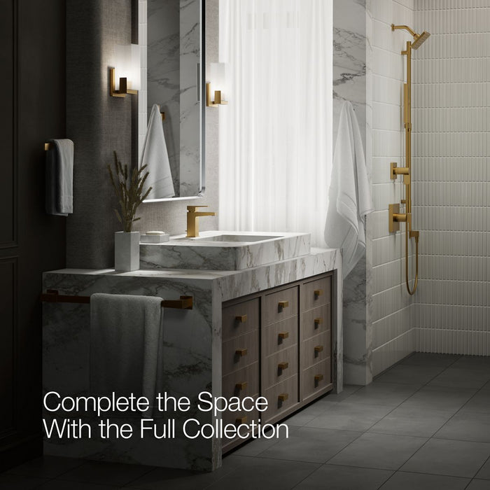 KOHLER K-99760-4K Honesty Single-handle bathroom sink faucet, 1.0 gpm, vibrant brushed moderne brass - view 4