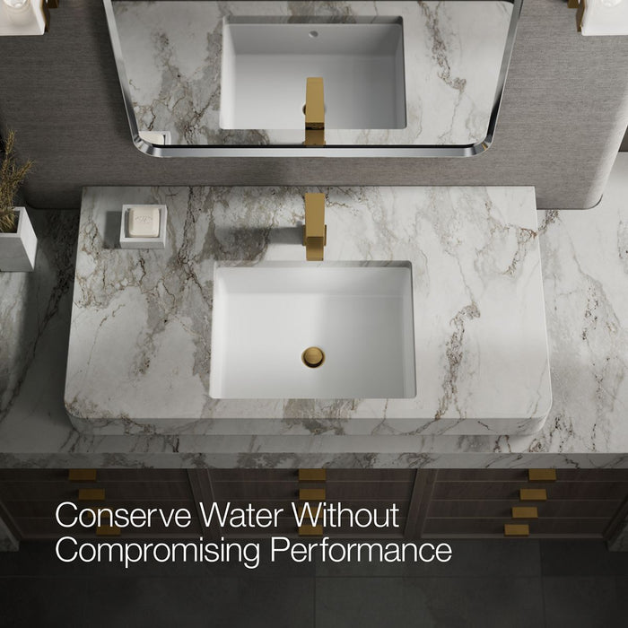 KOHLER K-99760-4K Honesty Single-handle bathroom sink faucet, 1.0 gpm, vibrant brushed moderne brass - view 5