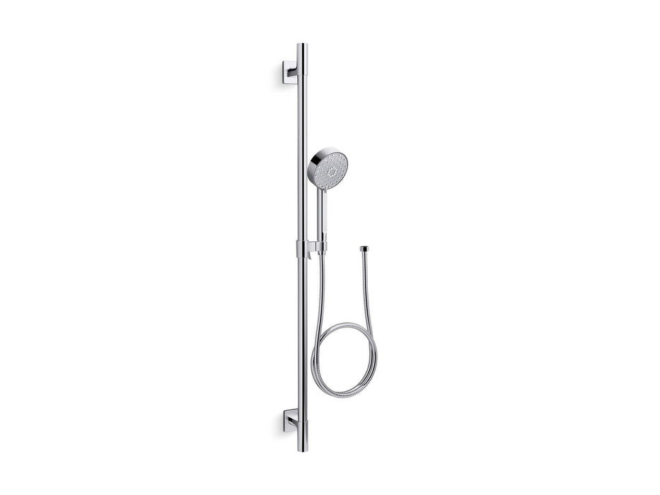 KOHLER K-99898-Y Awaken 42" deluxe four-function handshower kit, 2.5 gpm, polished chrome