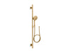 KOHLER K-99898-Y Awaken 42" deluxe four-function handshower kit, 2.5 gpm, vibrant brushed moderne brass