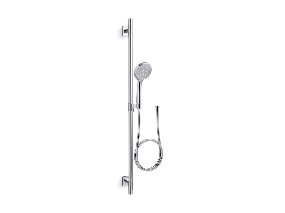 KOHLER K-99899-Y Awaken B110 36" premium four-function handshower kit, 2.5 gpm, polished chrome